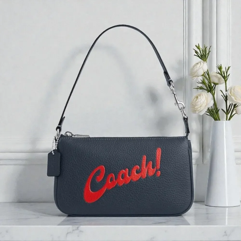 Coach Nolita 19 Leather Purse With Coach Graphic CU250